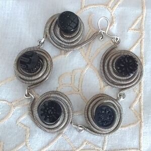 Unique Metal Coil Bracelet